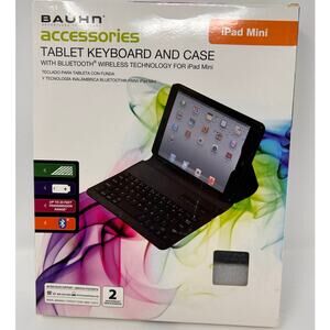 Bauhn Tablet Keyboard and Case w/ Bluetooth Wireless Technology For iPad Mini